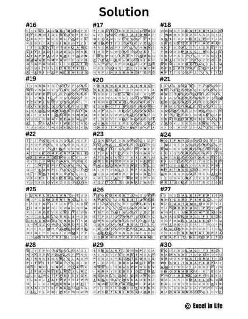 word search
